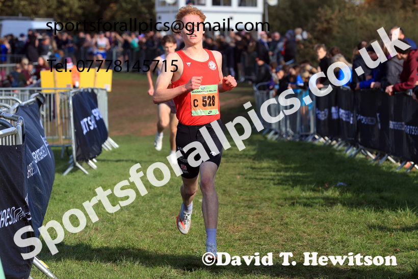 Junior Mens 2025 National Cross Country Relays, Berry Hill Park, Mansfield. Photo: David T. Hewitson/Sports for All Pics
